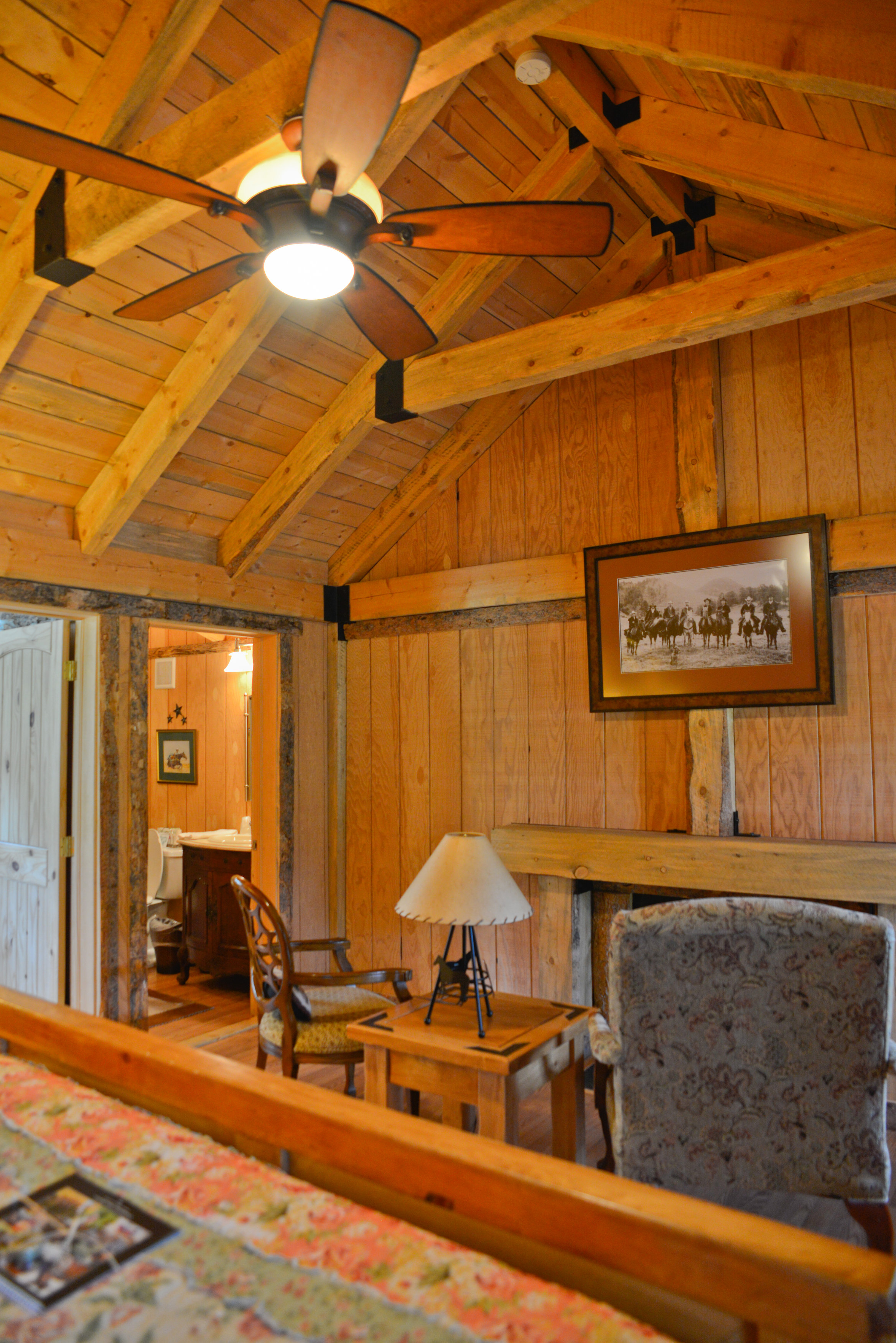 Beaver Cabin Master Bedroom