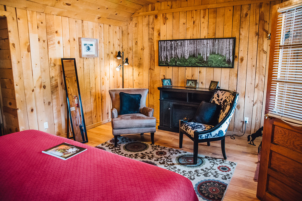 Beaver Cabin Master Bedroom