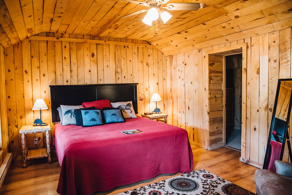 Beaver Cabin Master Bedroom