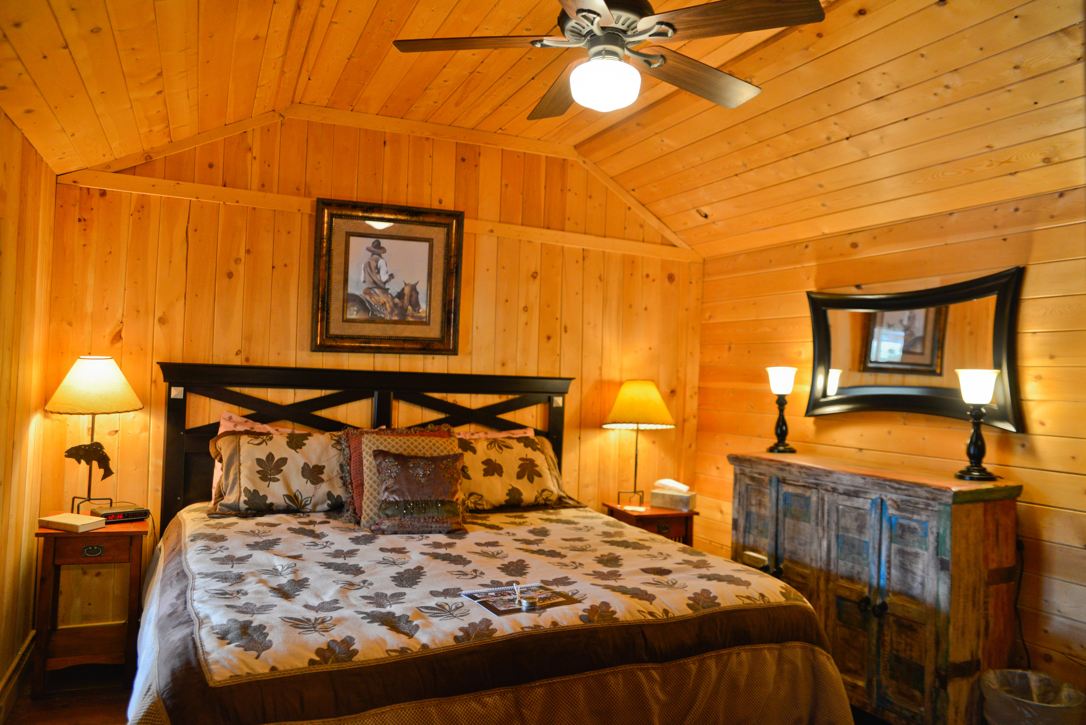 Beaver Cabin Master Bedroom