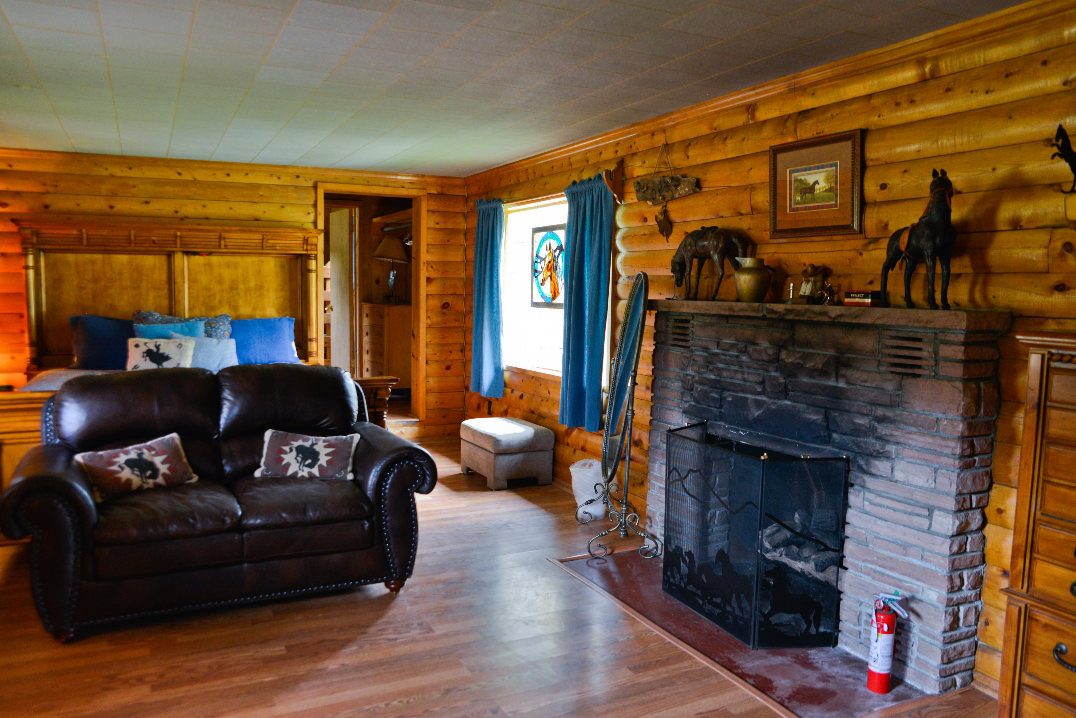 Beaver Cabin Master Bedroom