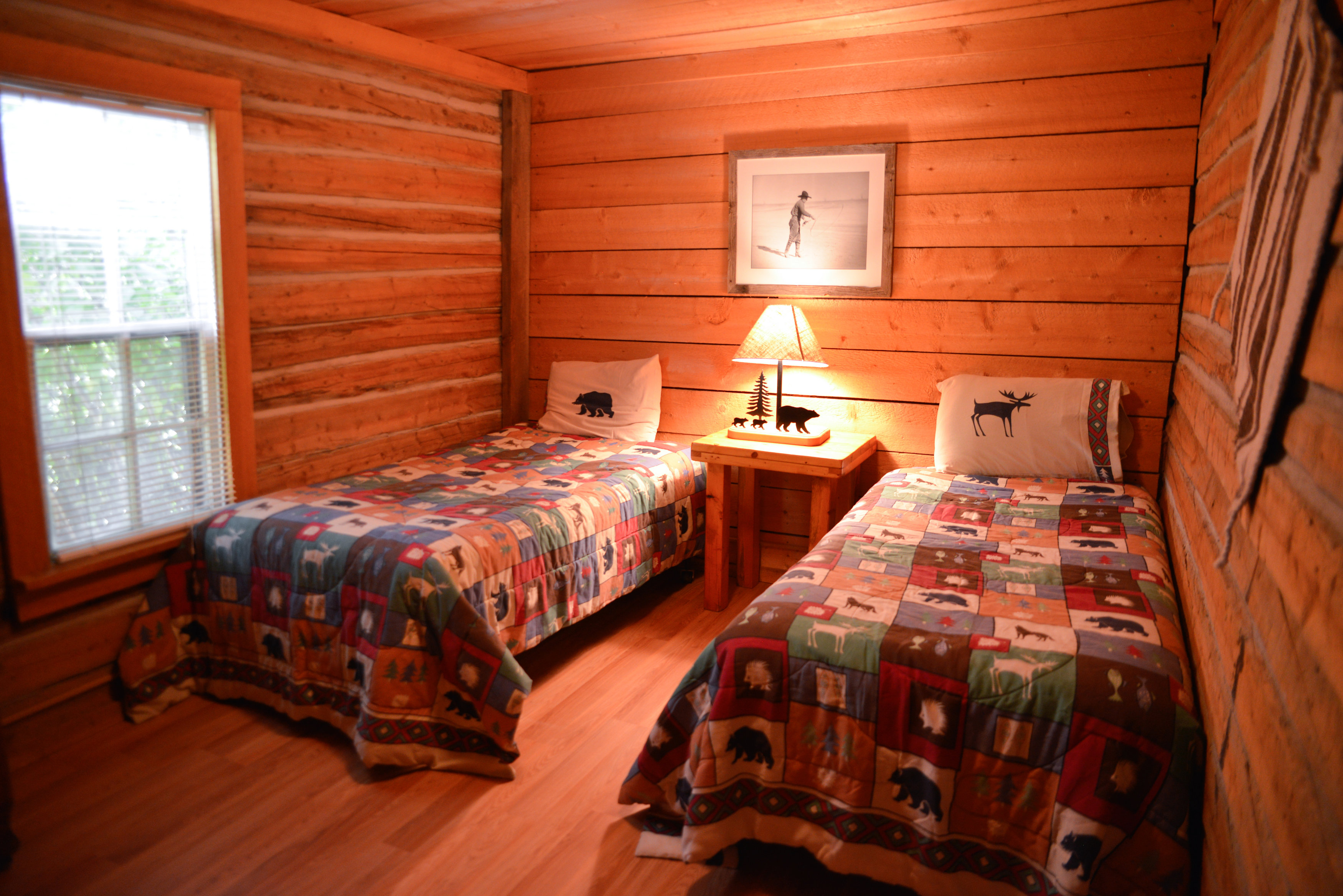 Beaver Cabin Master Bedroom