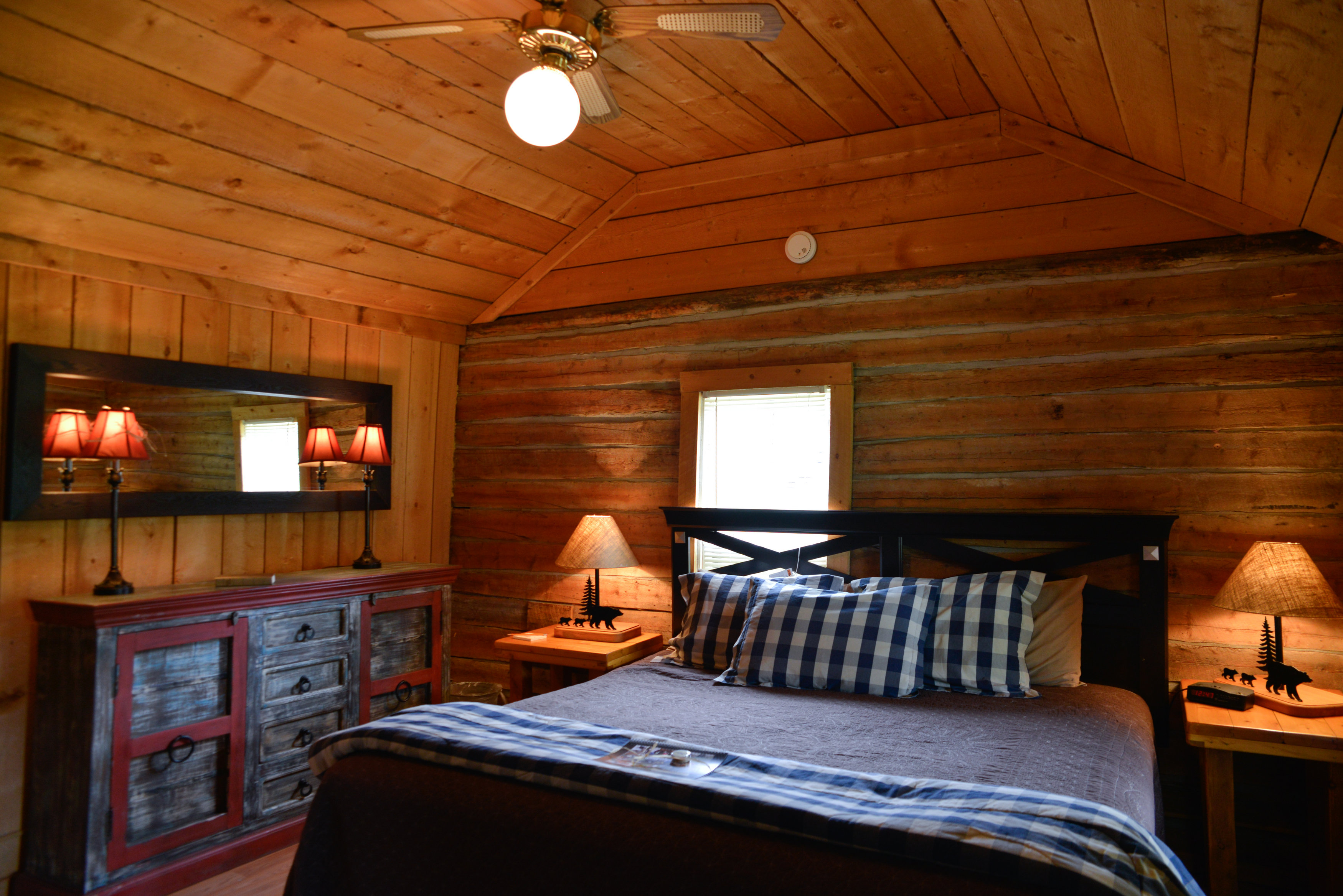 Beaver Cabin Master Bedroom