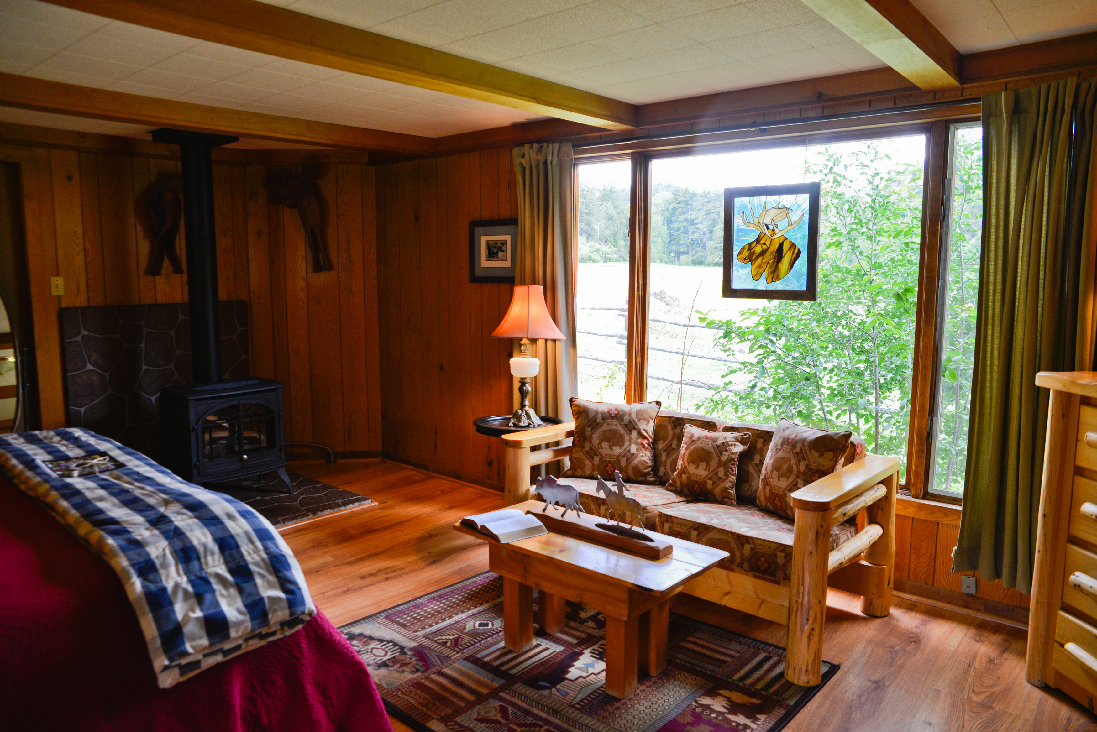 Beaver Cabin Master Bedroom