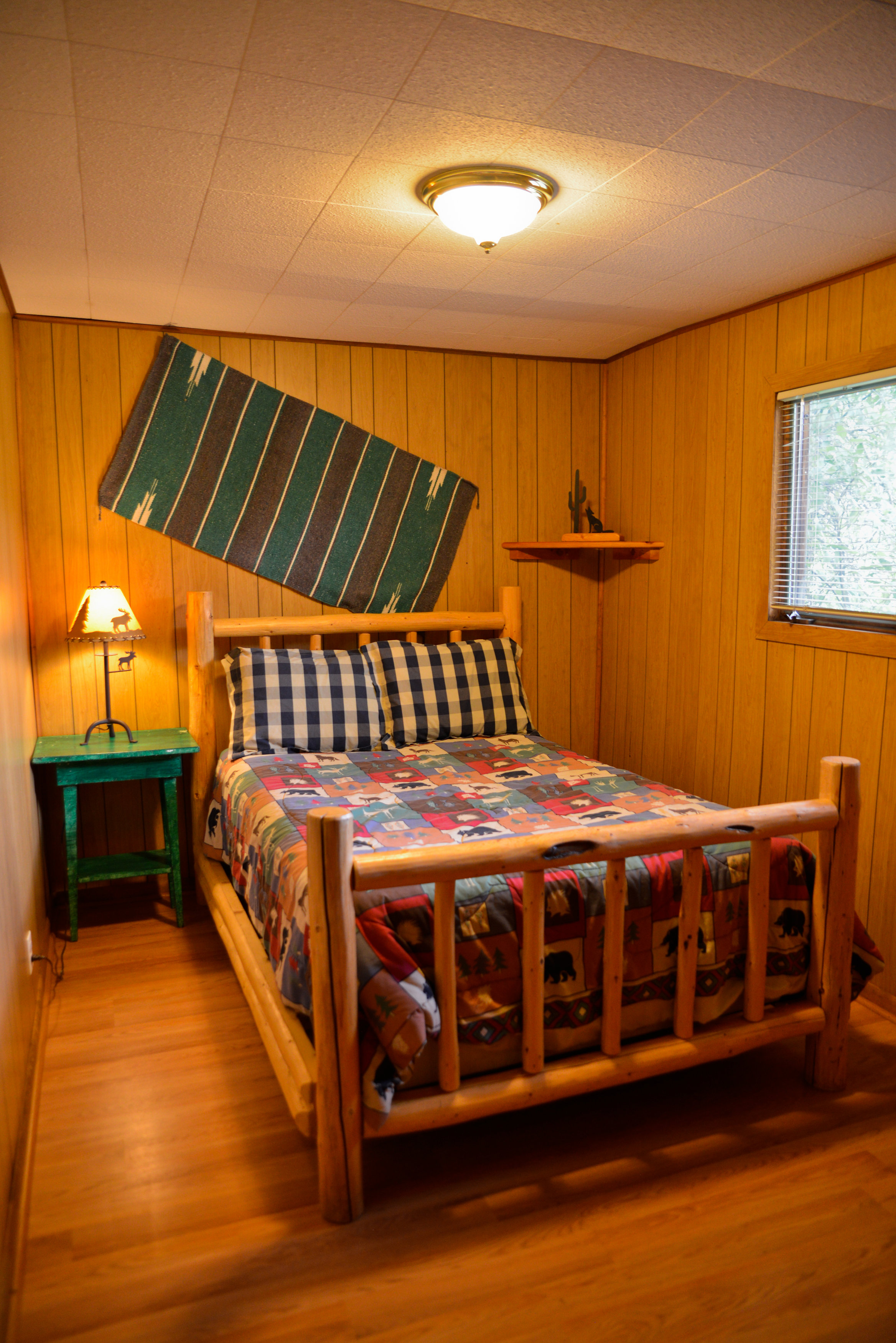 Beaver Cabin Master Bedroom