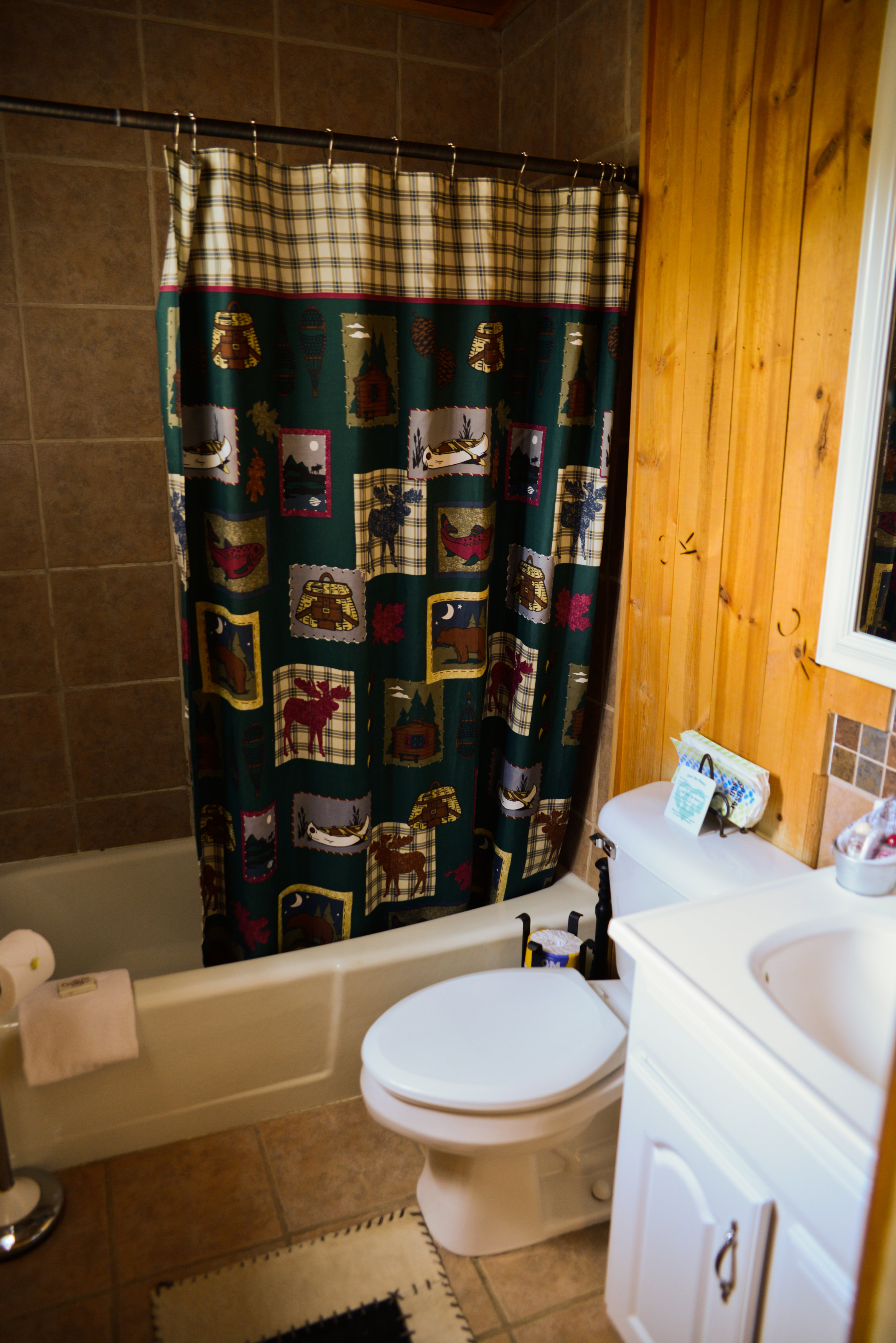 Beaver Cabin Master Bedroom