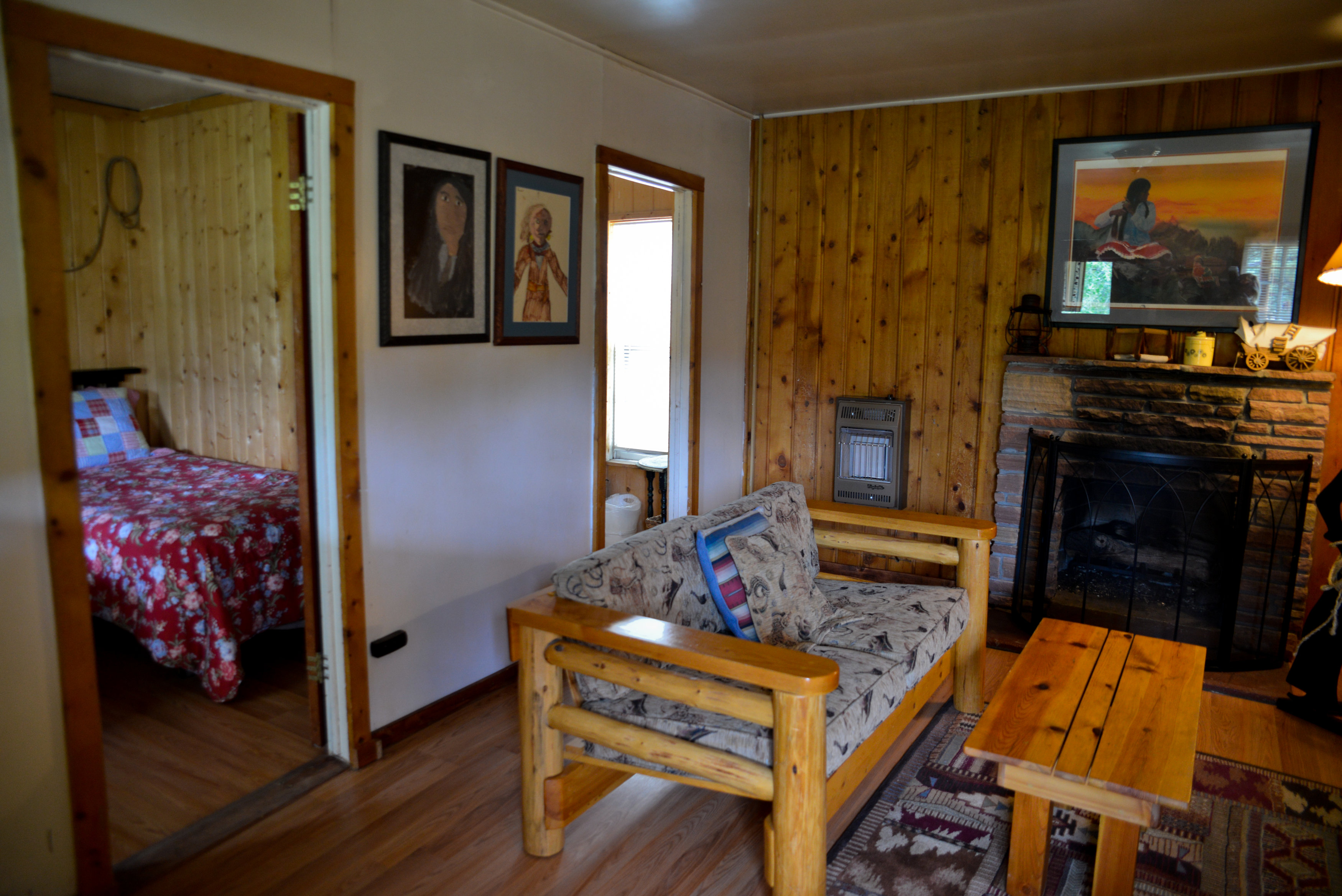 Beaver Cabin Master Bedroom